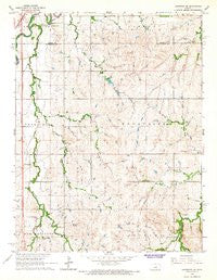 Lindsborg SE Kansas Historical topographic map, 1:24000 scale, 7.5 X 7.5 Minute, Year 1965