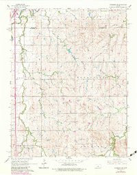 Lindsborg SE Kansas Historical topographic map, 1:24000 scale, 7.5 X 7.5 Minute, Year 1965