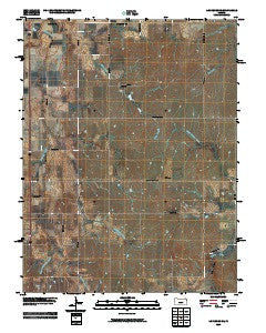 Lindsborg SE Kansas Historical topographic map, 1:24000 scale, 7.5 X 7.5 Minute, Year 2009