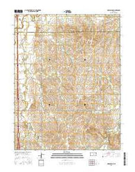 Lindsborg SE Kansas Current topographic map, 1:24000 scale, 7.5 X 7.5 Minute, Year 2015