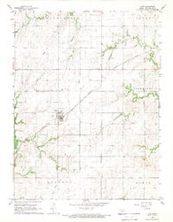 Linn Kansas Historical topographic map, 1:24000 scale, 7.5 X 7.5 Minute, Year 1968