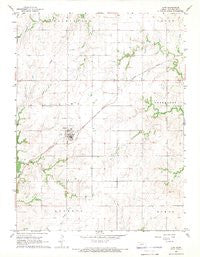 Linn Kansas Historical topographic map, 1:24000 scale, 7.5 X 7.5 Minute, Year 1968