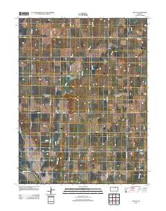 Linn SW Kansas Historical topographic map, 1:24000 scale, 7.5 X 7.5 Minute, Year 2012