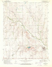 Little River Kansas Historical topographic map, 1:24000 scale, 7.5 X 7.5 Minute, Year 1970
