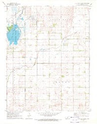 Little Salt Marsh Kansas Historical topographic map, 1:24000 scale, 7.5 X 7.5 Minute, Year 1971