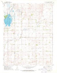 Little Salt Marsh Kansas Historical topographic map, 1:24000 scale, 7.5 X 7.5 Minute, Year 1971