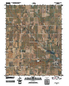 Little River Kansas Historical topographic map, 1:24000 scale, 7.5 X 7.5 Minute, Year 2009