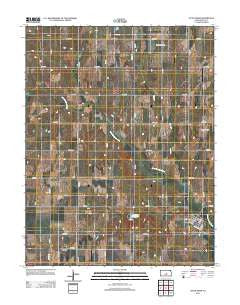 Little River Kansas Historical topographic map, 1:24000 scale, 7.5 X 7.5 Minute, Year 2012