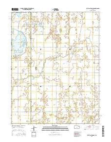 Little Salt Marsh Kansas Current topographic map, 1:24000 scale, 7.5 X 7.5 Minute, Year 2015
