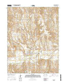 Logan Kansas Current topographic map, 1:24000 scale, 7.5 X 7.5 Minute, Year 2015