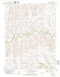 Logan SE Kansas Historical topographic map, 1:24000 scale, 7.5 X 7.5 Minute, Year 1979