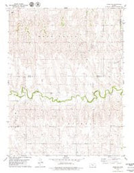 Logan SW Kansas Historical topographic map, 1:24000 scale, 7.5 X 7.5 Minute, Year 1979