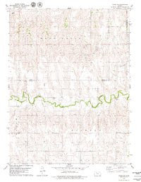 Logan SW Kansas Historical topographic map, 1:24000 scale, 7.5 X 7.5 Minute, Year 1979