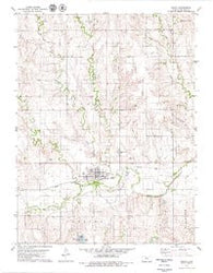 Logan Kansas Historical topographic map, 1:24000 scale, 7.5 X 7.5 Minute, Year 1978