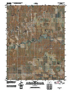 Logan SE Kansas Historical topographic map, 1:24000 scale, 7.5 X 7.5 Minute, Year 2009