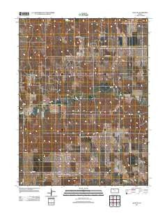 Logan SE Kansas Historical topographic map, 1:24000 scale, 7.5 X 7.5 Minute, Year 2012