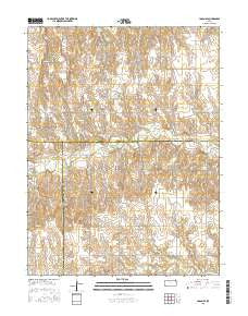 Logan SE Kansas Current topographic map, 1:24000 scale, 7.5 X 7.5 Minute, Year 2015