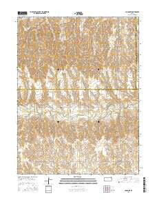 Logan SW Kansas Current topographic map, 1:24000 scale, 7.5 X 7.5 Minute, Year 2015