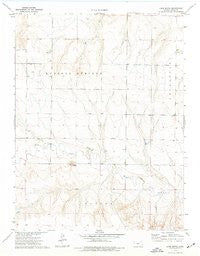 Lone Butte Kansas Historical topographic map, 1:24000 scale, 7.5 X 7.5 Minute, Year 1974