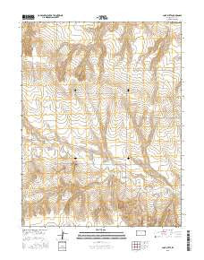 Lone Butte Kansas Current topographic map, 1:24000 scale, 7.5 X 7.5 Minute, Year 2015
