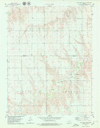 Long Draw South Kansas Historical topographic map, 1:24000 scale, 7.5 X 7.5 Minute, Year 1978