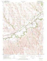 Long Island Kansas Historical topographic map, 1:24000 scale, 7.5 X 7.5 Minute, Year 1967