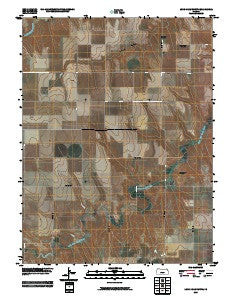 Long Draw South Kansas Historical topographic map, 1:24000 scale, 7.5 X 7.5 Minute, Year 2009