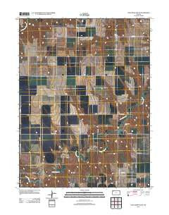 Long Draw South Kansas Historical topographic map, 1:24000 scale, 7.5 X 7.5 Minute, Year 2012