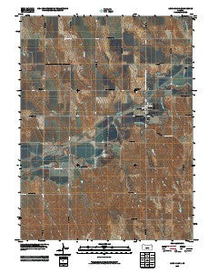 Long Island Kansas Historical topographic map, 1:24000 scale, 7.5 X 7.5 Minute, Year 2009