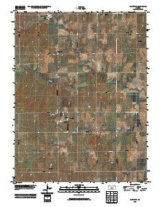 Longford Kansas Historical topographic map, 1:24000 scale, 7.5 X 7.5 Minute, Year 2009