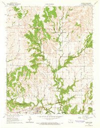 Longton Kansas Historical topographic map, 1:24000 scale, 7.5 X 7.5 Minute, Year 1964