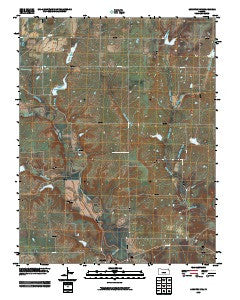 Longton NW Kansas Historical topographic map, 1:24000 scale, 7.5 X 7.5 Minute, Year 2009