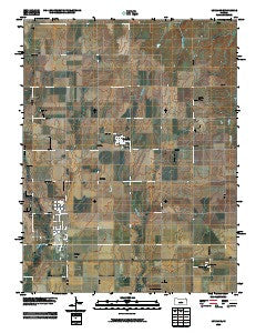 Lorraine Kansas Historical topographic map, 1:24000 scale, 7.5 X 7.5 Minute, Year 2009