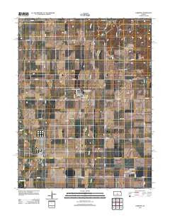 Lorraine Kansas Historical topographic map, 1:24000 scale, 7.5 X 7.5 Minute, Year 2012