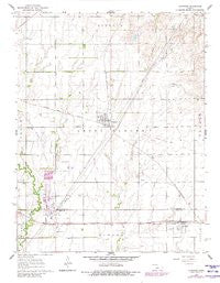 Lorraine Kansas Historical topographic map, 1:24000 scale, 7.5 X 7.5 Minute, Year 1964