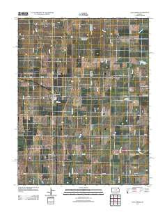 Lost Springs Kansas Historical topographic map, 1:24000 scale, 7.5 X 7.5 Minute, Year 2012