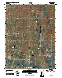 Louisville Kansas Historical topographic map, 1:24000 scale, 7.5 X 7.5 Minute, Year 2009