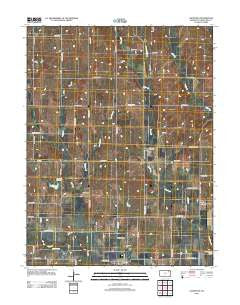 Louisville Kansas Historical topographic map, 1:24000 scale, 7.5 X 7.5 Minute, Year 2012