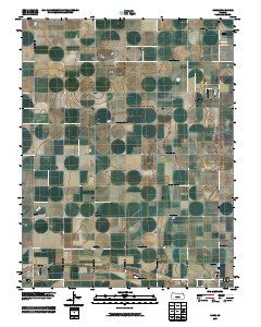 Lowe Kansas Historical topographic map, 1:24000 scale, 7.5 X 7.5 Minute, Year 2009