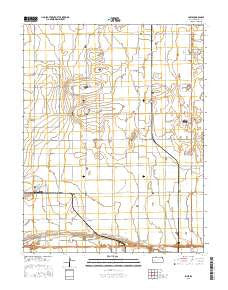 Lowe Kansas Current topographic map, 1:24000 scale, 7.5 X 7.5 Minute, Year 2015