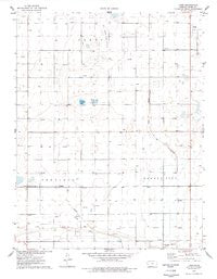 Lowe Kansas Historical topographic map, 1:24000 scale, 7.5 X 7.5 Minute, Year 1976