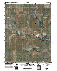 Lucas Kansas Historical topographic map, 1:24000 scale, 7.5 X 7.5 Minute, Year 2009