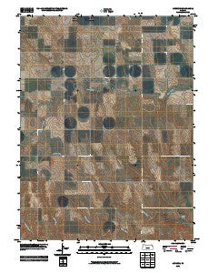 Lucerne Kansas Historical topographic map, 1:24000 scale, 7.5 X 7.5 Minute, Year 2009
