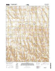 Lucerne Kansas Current topographic map, 1:24000 scale, 7.5 X 7.5 Minute, Year 2015