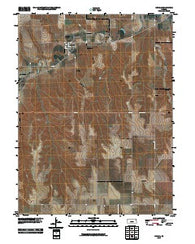 Ludell Kansas Historical topographic map, 1:24000 scale, 7.5 X 7.5 Minute, Year 2010