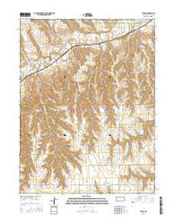 Ludell Kansas Current topographic map, 1:24000 scale, 7.5 X 7.5 Minute, Year 2015