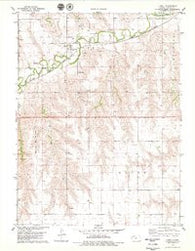 Ludell Kansas Historical topographic map, 1:24000 scale, 7.5 X 7.5 Minute, Year 1978