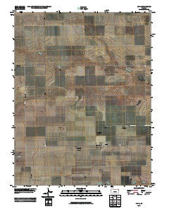 Lydia Kansas Historical topographic map, 1:24000 scale, 7.5 X 7.5 Minute, Year 2010