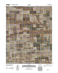 Lydia Kansas Historical topographic map, 1:24000 scale, 7.5 X 7.5 Minute, Year 2012