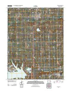 Lyndon Kansas Historical topographic map, 1:24000 scale, 7.5 X 7.5 Minute, Year 2012